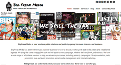 Desktop Screenshot of bigfreakmedia.com